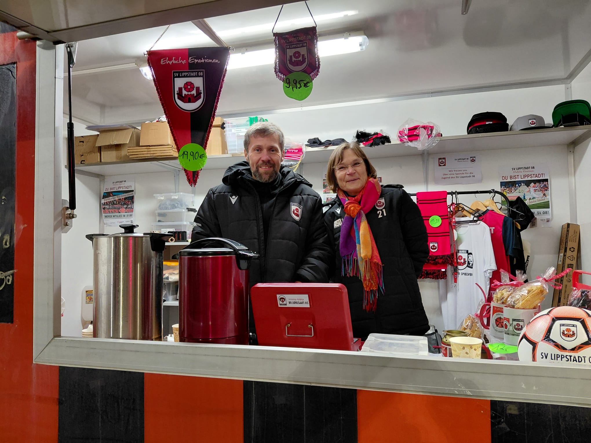 Der Fanwagen des SV Lippstadt 08 am Bruchbaum